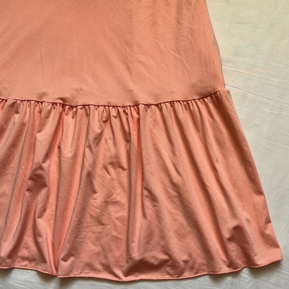 Casual Short Sleeve Crewneck Swing Flowy Tiered Dress with Pockets - Picture 7 of 10